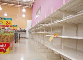 Shoppers are finding an increasing amount of shelves are empty in the larger department stores.